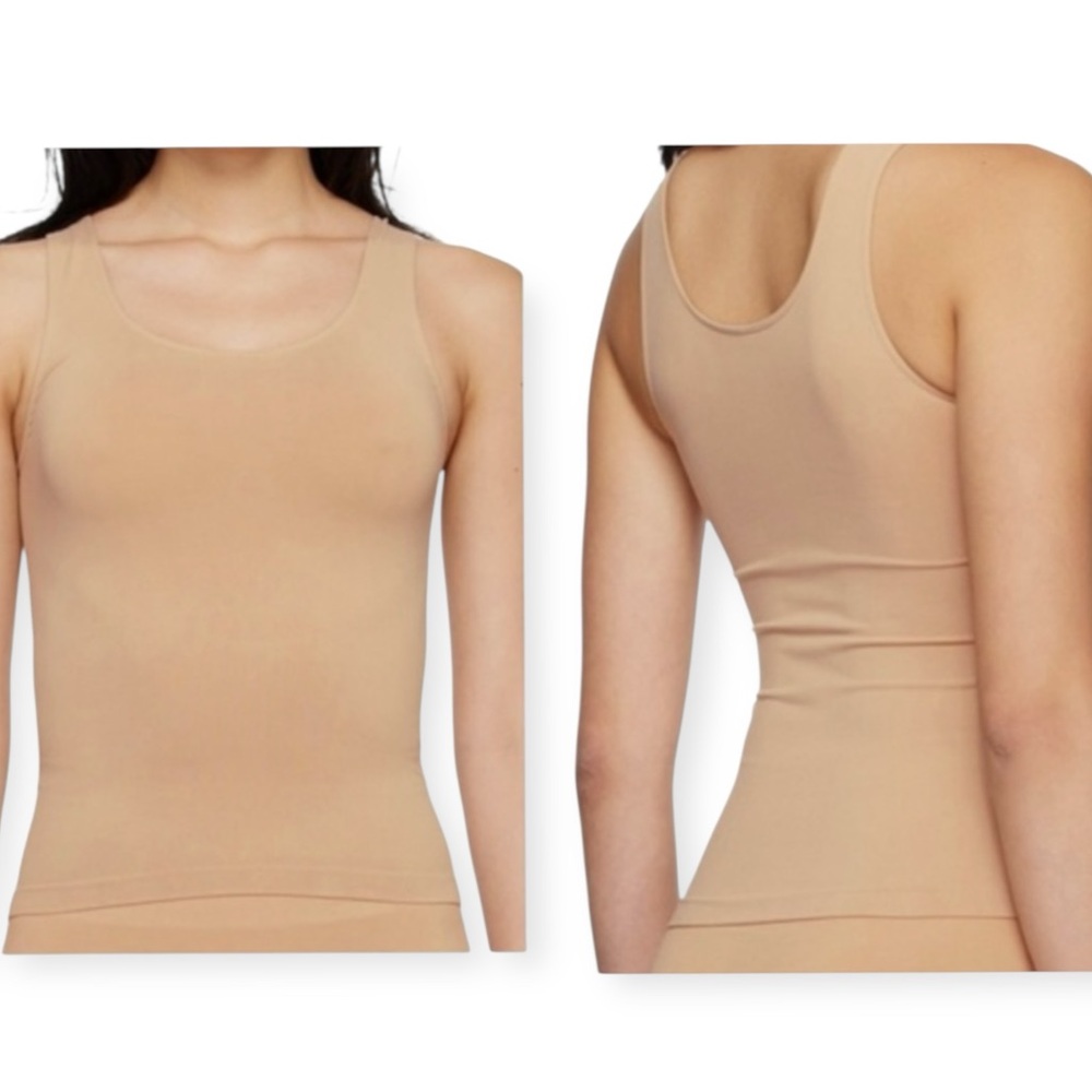 NWT SKIMS Soft Smoothing Seamless Tank Clay Size Medium